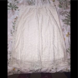 Cato white skirt